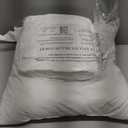 basic home 20x20 Decorative Throw Pillow Inserts-Down Feather Pillow Inserts-Square-Cotton Fabric-Set of 2-White.