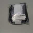 WdFour Side Door Curtains for Window, Room Darkening Solid Color Door Covering for Glass Sidelight Curtain Tie up Shade 14W x 42L Inches, 1 Panel, Black