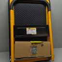 MaxWorks Foldable Platform Truck Push Dolly 330 lb Capacity 28.75" x 18.75" x 33" Heavy‑Duty Utility Cart with Fold Down Handle for Home Garage Warehouse and Workshop Use (80876)