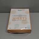 Crib Sheets for Boys and Girls Fitted 4 Pack - Breathable, Soft Microfiber Baby Sheets in Grey, Navy and White