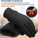 rivmount Water-Resistant Winter Gloves with Touch Screen/Windproof/Warm, Thermal Gloves Suit for Women Men Cold Weather Running, Cycling, Hiking, Bike, Ski, Snow, Driving, Work, Outdoor, Large