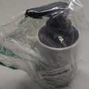 BosilunLife Automatic Soap Dispenser Ceramic Hand Free Soap Dispenser with Waterproof Pump Rechargeable Smart Electric Soap Lotion Dispenser Touchless for Kitchen Bathroom (White-Green, Liquid Pump)