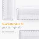 Smart Choice 240530811 Refrigerator Crisper Drawer Bin – Clear, Impact Resistant Replacement Compatible with Frigidaire 240530811 240530801 240530803, Fits Select Frigidaire & Kenmore Models