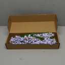 IPOPU 6PCS Blue Hyacinth Artificial Flowers Faux Snapdragon Flowers Real Touch Fake Bouquet with Stems for Home Wedding Dining Table Party Garden Decoration(Blue)