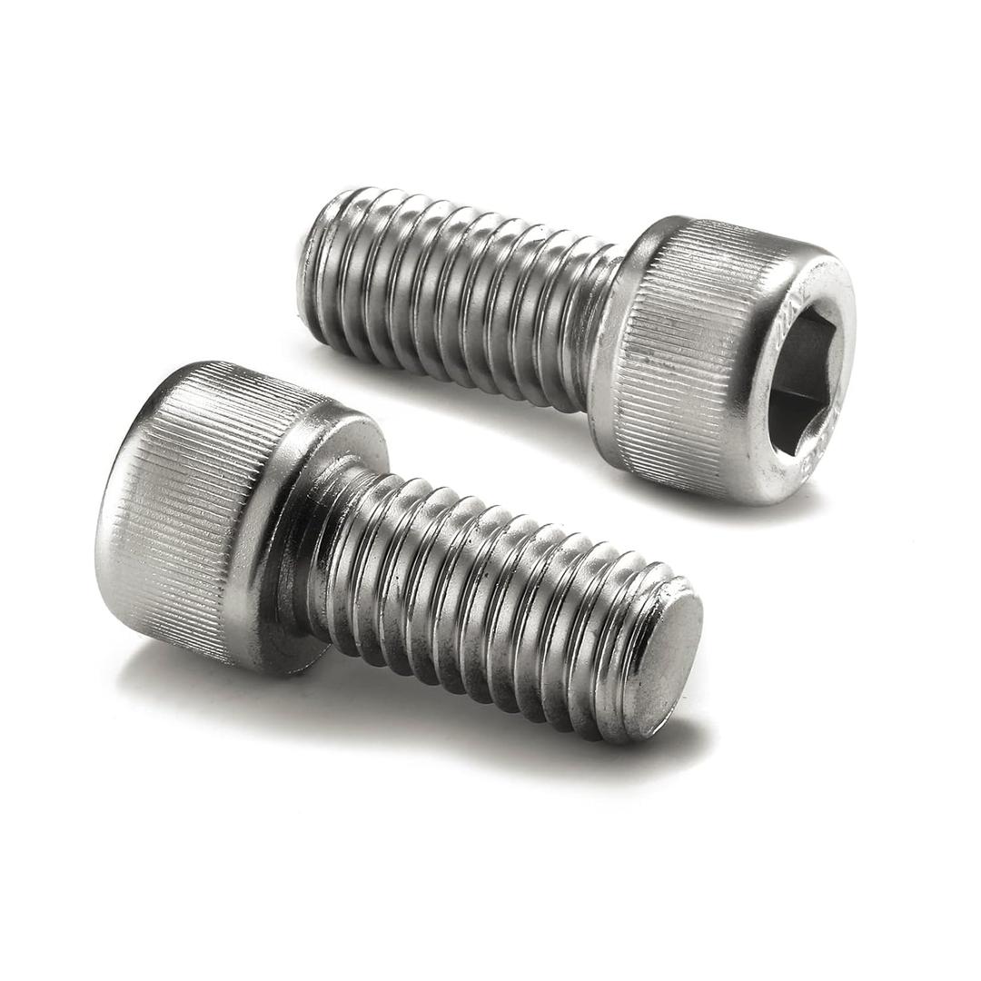 3/8-16 x 1 Socket Head Cap Screws Bolts, 20Pcs 304 Stainless Steel 18-8, Allen Socket Hex Drive, Full Thread, Bright Finish by SG TZH(with Hex Spanner)