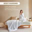 THXSILK 100% Mulberry Silk Filled Duvet Insert Comforter, Grade 7A Natural Mulberry Silk Filled Duvet, Pure Cotton Shell(White), King Size 102in x 91in/260cm x 230cm, Weight 5.29lb/2.4kg, Winter, King(102in x 91in)