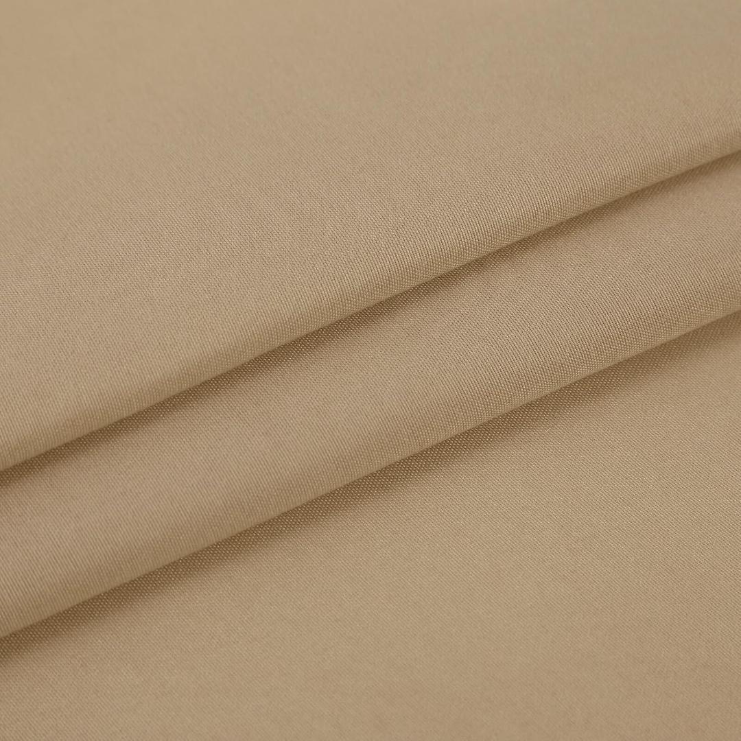 NHNHN Fitted Sheet-Deep Pockets-Soft Microfiber-Easy Care-Shrinkage and Fade Resistant-Fitted Sheets Twin Size for Girl Woman Teens Kids-Only 1 Fitted Sheet Twin Beige