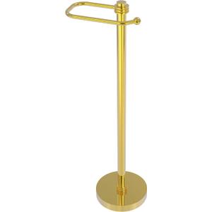 Allied Brass TS-25ED-PB European Style Toilet Tissue Stand, Polished Brass