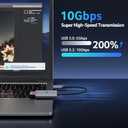 Acer CFexpress Type B Card Reader, 10Gbps USB 3.2 Gen 2 CF Express Type B Card Adapter, 2-in-1 USB-C&USB-A CFB Card Reader Compatible with iPhone 17/16/15, Laptop, MacBook Neo/Pro/Air, iPad, Android