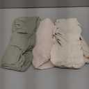 3-Pack Cotton Muslin Bassinet Sheets - Fitted Elastic Mattress Cover for Baby Boys & Girls, Breathable Bedside Bassinet Sheets Neutral Colors (Fits Oval & Rectangle Shape) (Green)