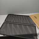 Steel Fireplace Screen 3 Panel Black | 50" W x 30" H 