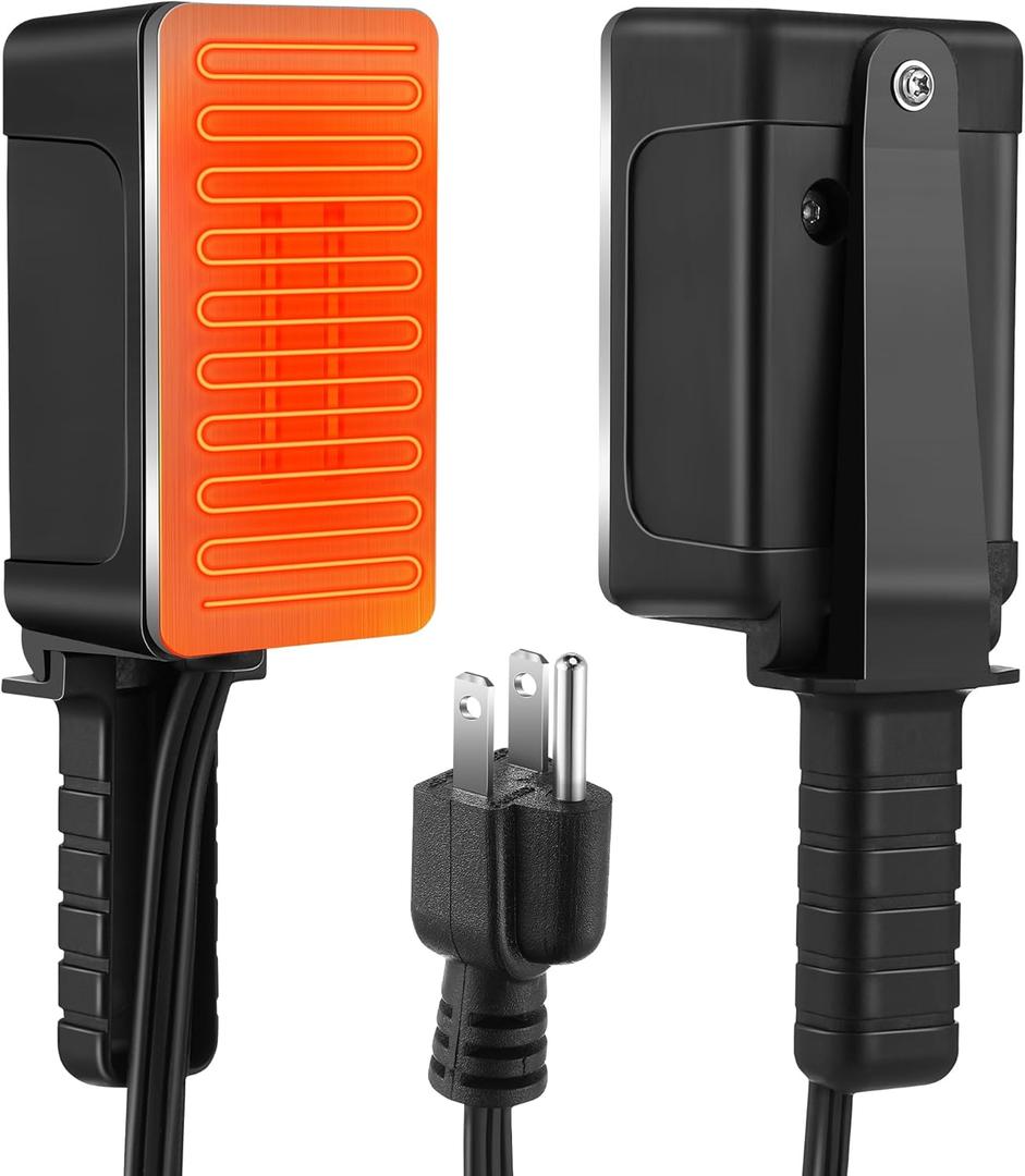 Enhon 1155x 1155 200w Magnetic Engine Block Heater with 43in Power Cord, Oil Pan Heater for Car, Truck, Tractors, Diesel Vehicles and Other Equipment