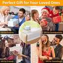 Couch Cup Holder, Silicone Anti-Spill and Anti-Slip Cup Holder for Couch, Portable Sofa Armrest Tray Couch Drink Holder, Gift for Mom, Dad, Grandma, Grandpa (Beige)