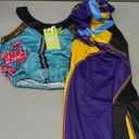 Pop Hunters Singers Demon Costume Outfits Halloween Cosplay Dress 3Pcs Weapon Accessories, 120