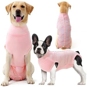 Dotoner Dog Surgery Recovery Suit for Male Female Neuter Anti-Lick Abdominal Wounds Bite Protective Outfit Alternative E-Collar & Cone Breathable Spay for Medium Large Dogs, XS
