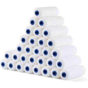 Bates- Foam Paint Roller Covers, 4 Inch, 30 Pack, Paint Roller 4 Inch, High Density Foam Roller Paint Covers, 4 Inch Paint Roller, Paint Rollers 4 Inch, Foam Paint Roller 4 Inch Foam Roller