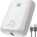 Nimble Champ Lite Portable Charger, 5200mAh Fast Charging Power Bank 15W USB C and A Port with Cable, Travel Essential Battery Pack for iPhone Galaxy Pixel MacBook iPad Kindle Airpod Laptop Tablet (STONE)