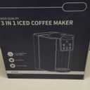 SHARDOR Single Serve Coffee Maker 2.0, Hot and Iced Coffee Machine for K Cup Pods & Ground Coffee, 6 to 14 oz Brew Sizes, 50 oz Removable Water Tank, Bold Brew Setting, Stainless Steel, Black