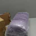 EMME Cotton Muslin King Blanket Bed Layering Breathable Gauze Blanket Soft Lightweight Blankets Adults (Purple, 108"x90")