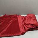 Red Room Darkening Curtains Back Tab Loop Pocket Thermal Insulated Light Blocking Window Curtain Drapes for Bedroom Living Room Christmas Red Decor 52x76 Inch 2 Panels