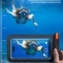 Lamicall Large Size Waterproof Phone Pouch Case - [ Big Case Friendly ] for Galaxy S25 Ultra, S22 23 S24 Ultra with Case, for iPhone 17 16 15 14 13 Pro Max, Plus Mini, Gift for 7.5" Devices