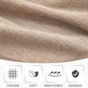 MEETSKY Couch Covers for 3 Cushion Couch Sofa Furniture Covers Pet Sofa Covers for Living Room Washable Sectional Couch Covers for Dogs Couch Protector, 91" x 134", Khaki