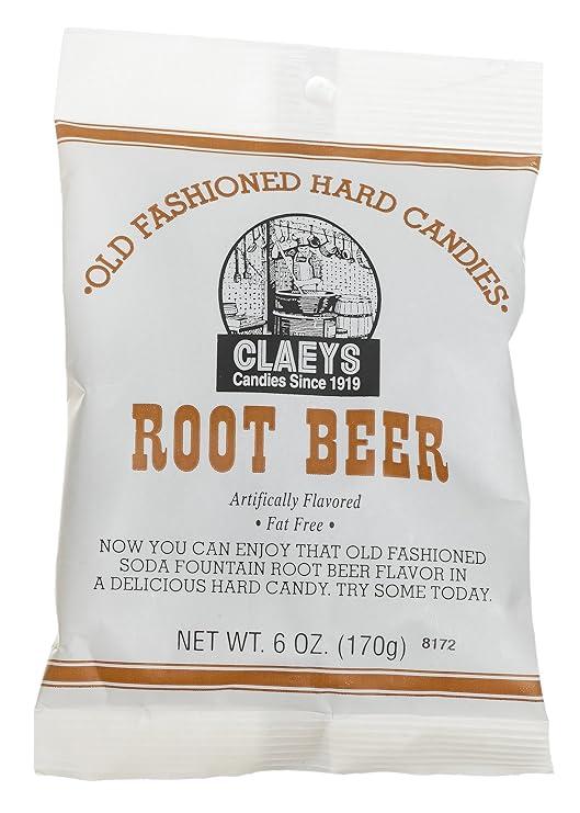 Claeys Old Fashioned Root Beer Hard Candy 6 oz.