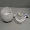 Seealle Touch Table Lamp for Nightstand - Small Bedside Lamp for Bedroom Living Room Night Stands, Desk Lamp with White Glass Shade for Small Spaces, 3 Way Dimmable, LED Bulbs, Gifts (Non-USB)