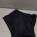 COCOPEAR Women's Ruched High Waisted Bikini Bottom Retro Vintage Swim Short Tankinis (3X-Large, Black)