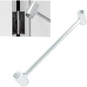 Hinges Gap Adjusting Wrench, Double-Head Door Hinge Repair Spanner Adjustable Wrench Tool Upgrade Spanner Key for for Round Bolt Standard Gauge(Size:S, 9-17.5mm)