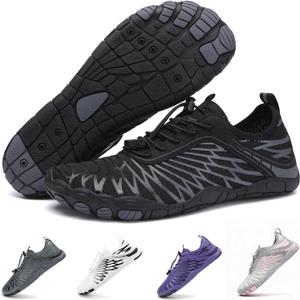 Hike Barefoot Shoes for Women Men Breathable & Non-Slip Athletic Footwear Wide Toe Water Shoes,Designed for Walking,Running&Swimming |10 Women/8 Men