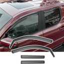 Side Window Visor Deflector Compatible with 2024-2026 Toyota Tacoma Visor Trim Cover Replacement for 2024-2026 Toyota Tacoma Accessories(Compatible with 2024-2026 Tacoma)