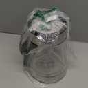 Basics Electric Kettle with Glass Carafe for Tea and Coffee, BPAFree, Fast Boiling, Auto ShutOff, BoilDry Protection, Water Level Indicator, 1.7 Liter, 1500W, Black and Silver