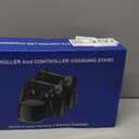 Fisherg 2 Pack Controllers with Charging Dock Station for PS4 Controller, Wireless Controller Compatible with PS4/Pro/Slim Consoles, with LED Charging Dock, Black