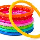 JOYIN Dive Circles Pool Toys, 8 Pcs Colorful Pool Rings for Kids, Underwater Training Swimming Diving Toy for Kids Gifts Summer Swim Water Fun Games