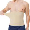 Seamless Waist Trainer for Men Corset Tummy Control Shapewear Under Clothes Waist Slimmer Girdle Large