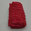 2 Pack 22x22 Pillow Cover Velvet Pillow Covers, Faux Fur Square Throw Pillow Covers for Living Room Decorations Throw Pillow Case, Throw Pillow Cover Cushion Cover for Home Sofa Bedroom Car, Red