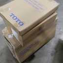 TOTO Drake Two-Piece Elongated 1.28 GPF Universal Height TORNADO FLUSH  Toilet with 10 Inch Rough-In, CEFIONTECT, and SoftClose Seat, WASHLET+ Ready, Cotton White - MS776124CEFG.10#01