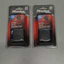 Master Lock 207D Magnetic Key Holder, 1-2 Key Capacity, Black (Pack of 2)
