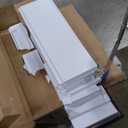 VASAGLE Shoe Storage Cabinet, 10 Tier Shoe Rack Organizer, Holds Up to 30 Pairs of Shoes, for Entryway Bedroom, 12.6 x 24.8 x 73.6 Inches, White ULBS273T14