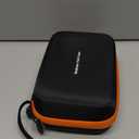 Moyite 15 Vials Holder, Insulin Vial Case for Fridge, with Hand Strap and Logo, Fits 5 to15ml Vials Storage,Pocket Design for Carrying Syringes and Wet Paper,Black and Orange Zippers