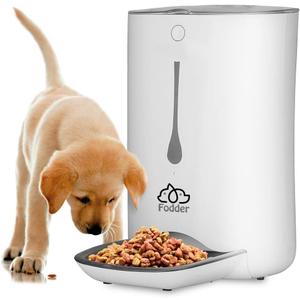 SereneLife Automatic Dog Feeder, Programmable Dispenser with Voice Recording, Adjustable Dispense, LCD Display, Cat Feeder Automatic for Optimal Feeding Schedule