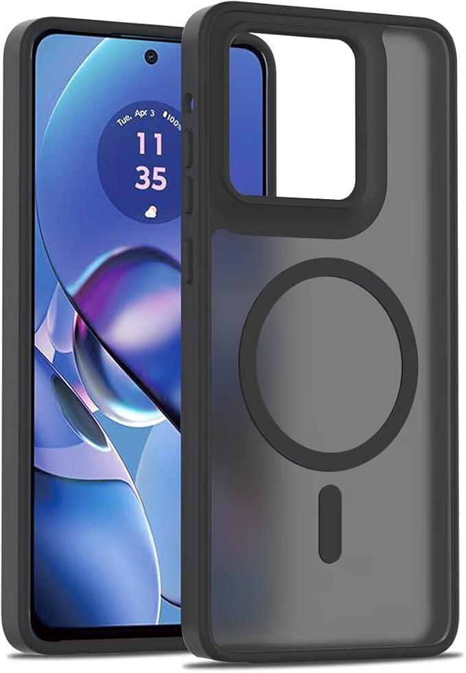 Case for Moto G 5G 2025,Military Grade Drop Protection Slim Matte Shockproof Anti-Slip with Wireless Charging Phone Case for Motorola Moto G 5G 2025 (Black)