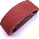 4 x 21 Sanding Belt, 80 Grit Aluminum Oxide Belt Sander Paper 4x21,12 Pack (4x21 Inch, 80 Grit)