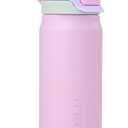 ZULU Powerfill Pro 18oz Kids Stainless Steel Water Bottle with Quick Fill Lid, Triple Wall Vacuum Insulated, Leak Proof Locking Lid, Sip & Chug, Reusable, BPA Free, Dishwasher Safe, Sweet Sorbet