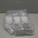 HOMIP 60Pack 4oz Plastic Dessert Cups with Lids and Spoons, Mini Plastic Parfait Cups for Parties, Clear Square Cups for Appetizer Cake Ice-cream