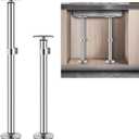 Undermount Sink Brackets for Kitchen,Stainless Steel Undermount Sink Support,Adjustable Support Legs for Bathroom,Kitchen Sink (Bottom Installation)