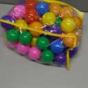 Hovenlay Ball Pit Balls Phthalate Free BPA Free Crush Proof Plastic - 7 Bright Colors in Reusable Play Toys for Kids with Storage Bag