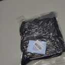 Women's Neon Scrunch Crew Socks 80s 90s Retro 3-Pack Cotton Stacked Boot Calf Cozy Ribbed Slouchy Socks Size 5-10 (Black)