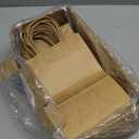 Gift Bags 8.25"X5.9 "X3.15" 100pcs Brown Kraft Paper Bag with Handles for Small Business Christmas Bulk, Wedding, Party Favor, Shopping, Lunch, Halloween Trick-or-Treat Bags